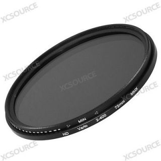 72mm ND Fader Variable Filter for Canon 5D 7D 650D 40D Rebel XS T4i 