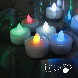   pieces Changing Color Electronic LED Candle Wedding Party Decoration