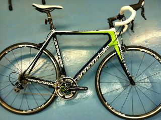 NEW 2012 CANNONDALE SUPERSIX 5 ROAD BIKE CARBON BICYCLE SIZE 56 PIC UP 