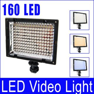   LE CN 160 LED Photo Video Light Camera Camcorder Lighting 5400K LE160