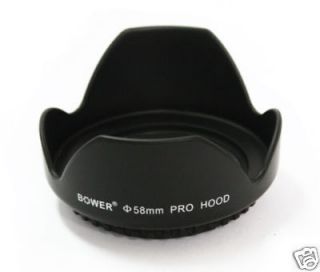   Flower Lens Hood Canon T1I T2I T3I XS XSI 7D Shade 60D 18 55mm 55 250
