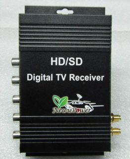New Car Digital DVB T MPEG 4 TV HD tuner Receiver Box Dual Antenna for 