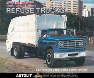 1984 GMC C5000 C6000 C7000 Refuse Truck Brochure