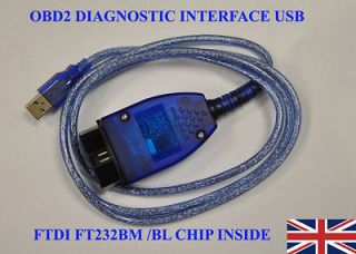 VAG GROUP USB OBD2 II KKL ECU DIAGNOSTIC CABLE LEAD Compatible VCDS 