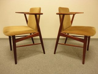 Cadovius Danish modern 60s teak dining chairs (6) 