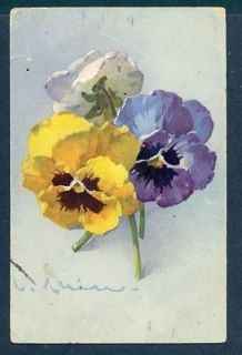 Catherine Klein postcard in Artist Signed