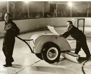 Detroit Red Wings Olympia Stadium The First Ice Surfacing Machine Ice 
