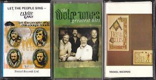 The Wolfe Tones cassette lot of 3 Belt of the Celts let people sing 