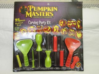 Pumpkin Masters Deluxe Pumpkin Carving Party Kit 25pieces 9Tools 