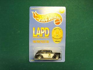 Hot Wheels LAPD 1940 Ford Police car