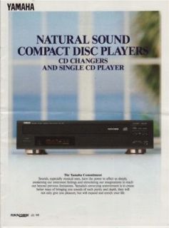 Yamaha Original CD Changers, Player Brochure 1998