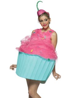 Sweet Eats CUPCAKE Costume Adult Pink Cake NEW Hat
