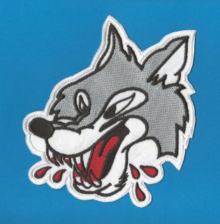 Sudbury Wolves OHL CHL CCM Maska Hockey Jersey Iron On Patch Crest D