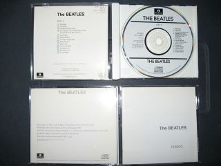 THE BEATLES The Beatles ORIGINAL NUMBERED 2CD RELEASE IN 2 WHITE 