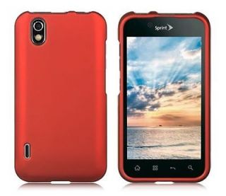 Ferrari RED Cell Phone Protector Cover for Sprint LG MARQUEE LS855 