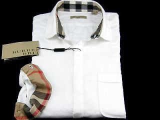   Brit White RETRO 1930s Casual Dress Nova Check Men’s Shirt M