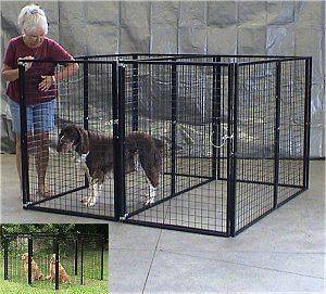 Dog Kennels, Fencing, Cage, Crate Pet,Outdoor 2 RUNS