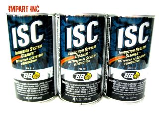 BG ISC Induction System Cleaner (3) 11 oz. Cans from the makers of 44k