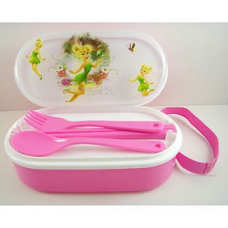 Fairies TINKERBELL Tinker Bell Pink Food Storage Container Lunch Box 