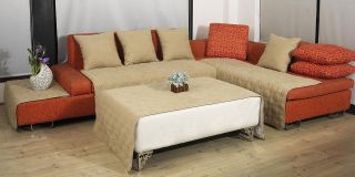   Bonded Micro Sectional Sofa Furniture Flexible Slip Cover Protector