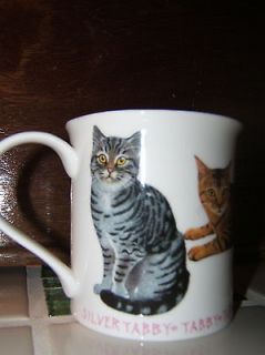 DUNOON vintage ENGLAND 10 oz *cat breeds* TEA/coffee CUP/mug RICHARD 