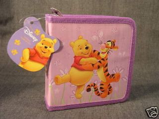 NWT DISNEY Winnie the Pooh Tig 24 CD DVD Case Holder