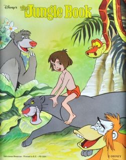 Vintage Disney Jungle Book Ride Movie Mowgli Reitherman RARE Out of 