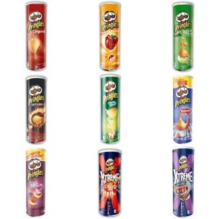 Pringles Potato Chips 9 Different Flavors 165g