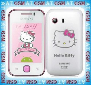   S5360 Galaxy Y 2MP Android v2.3 UNLOCKED Phone Hello Kitty Version