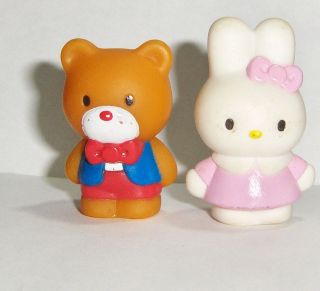 Sanrio Hello Kitty Miffy & Teddy Bear Toy PVC Figure Lot Pencil Cake 