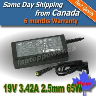 Gateway M Series 1631u 1634u 2404u 2410u AC Power Adapter Charger 