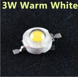 5pcs 3W LED High Power Warm White LED Lamp Beads 1chip
