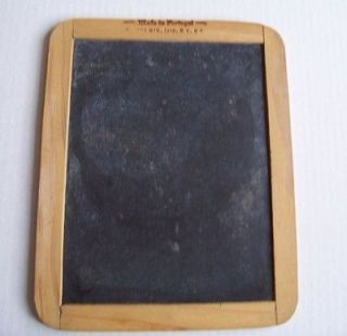 OLD VINTAGE AN​TIQUE DOUBLE SIDED SCHOOL STUDENT KIDS SLATE CHALK 