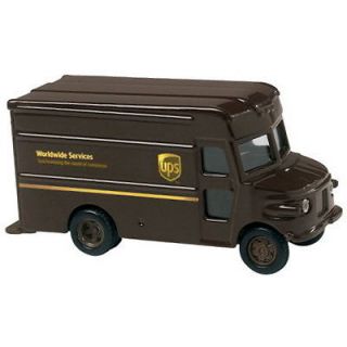   PARCEL SERVICE UPS DIECAST METAL P600 PACKAGE CAR TOY DELIVERY TRUCK