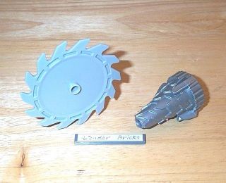 Lego Drill Spiral Cone & Giant Saw Blade 8708 7626 7709 8960 8961 8964 