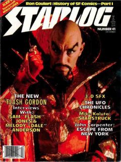 Starlog #41 Flash Gordon/Sam Jones/Ron Goulart/Mike Kaluta/Alien/M 