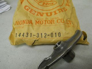 Honda NOS CB350, CL350, SL350, 1970 73, Valve Arm Rocker, # 14431 312 