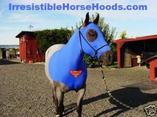 MEDIUM SUPERMAN HORSE HOOD SLEAZY */TAIL BAG * M