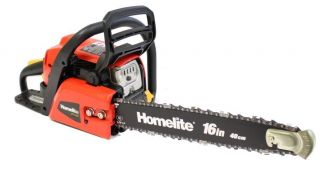 Homelite ZR10568 16 Bar Gas 38cc 2 Hp 2 Cycle Chain Saw Tree Home 