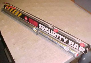 InstAlert Adjustable Patio Door Security Bar + Box
