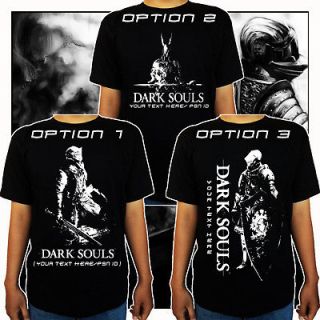 New Hot Dark Souls PS3 XBOX 360 Game Black T shirt
