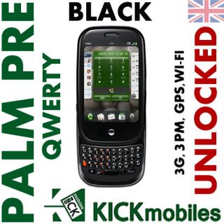 BNIB 8GB QWERTY PALM PRE BLACK UNLOCKED ANY NETWORK GSM