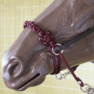Yacht Rope Hackamore   Indian Bosal / Bitless Bridle Attachment/ Beige