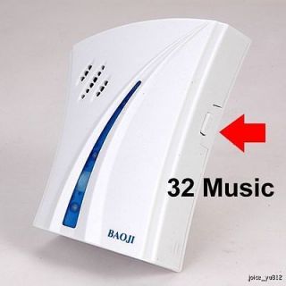   32 Melody Music Home Garden Wireless Remote Control Door Bell