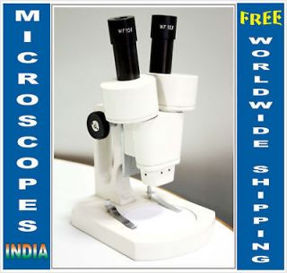 20x Stereo Insect Rock Leaf Worm Testing Microscope   Metal 