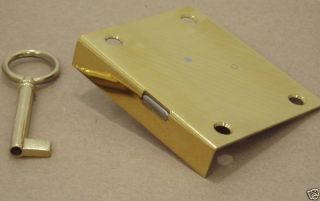 Solid Brass Half Mortise Lock for Furniture and Cabinet