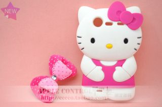   Kitty Lovely Silicone Soft Cover Case for HTC Incredible S G11 S710e