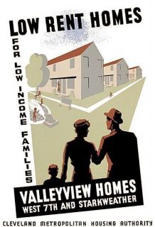 wpa poster Low rent homes for low income fami