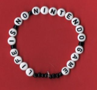 EMINEM   LIFE IS NO NINTENDO GAME inspired handmade bracelet