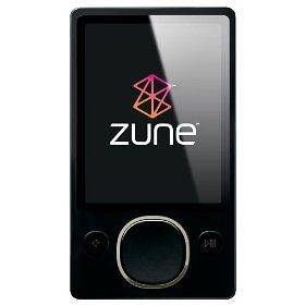 Microsoft Zune 120 GB Black 120GB Digital Media Player H3A 00001 